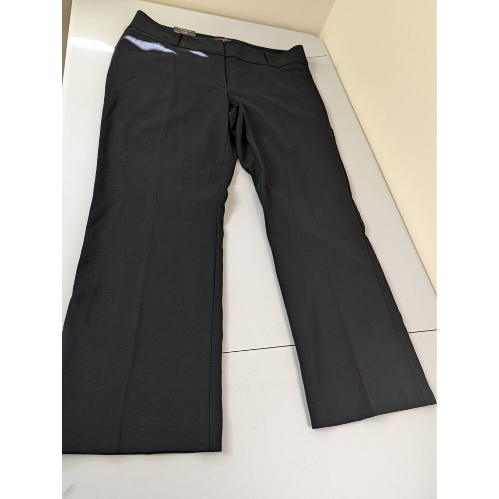 THE LIMITED Womens Dress Pants~Black~12P~wide Leg~Cassidy Fit~Buttons On Pockets